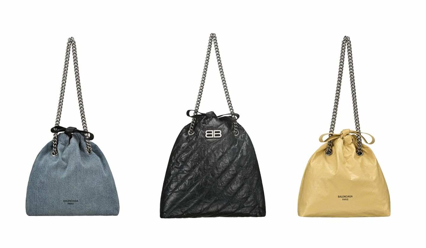 バレンシアガのバッグ「クラッシュ」から新素材＆新色が登場