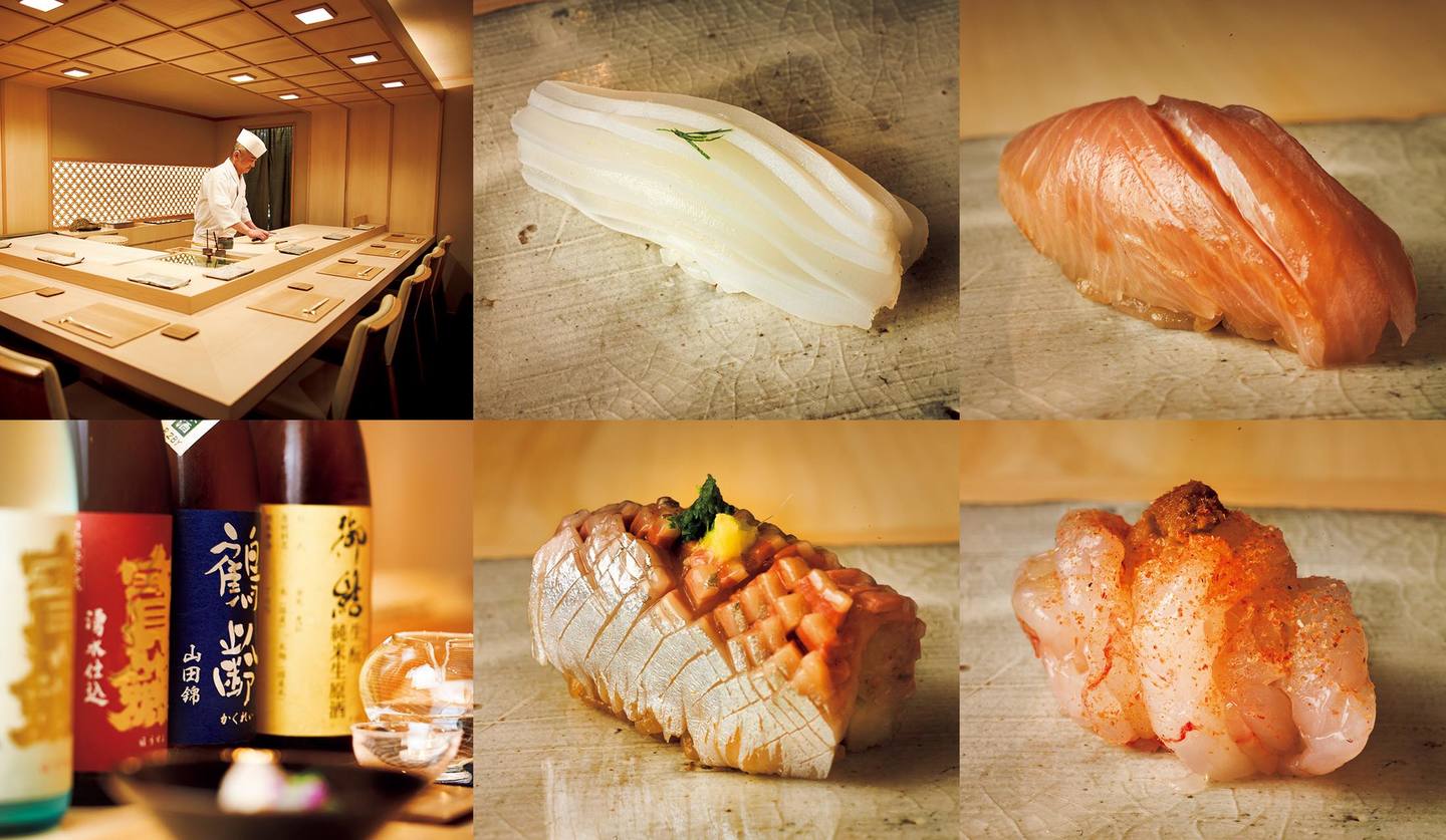 鮨まるふくの熟成握り寿司