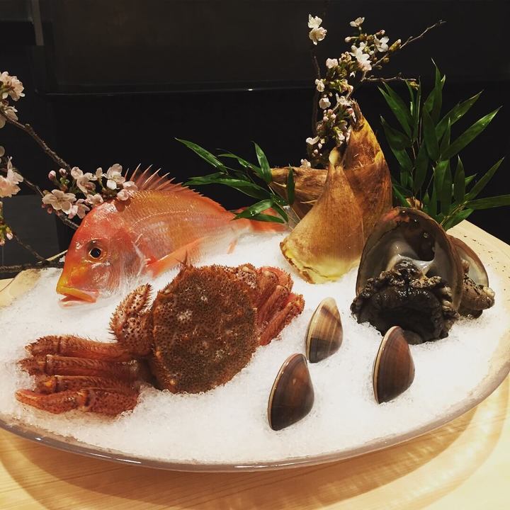 「kappou ukai」の食材