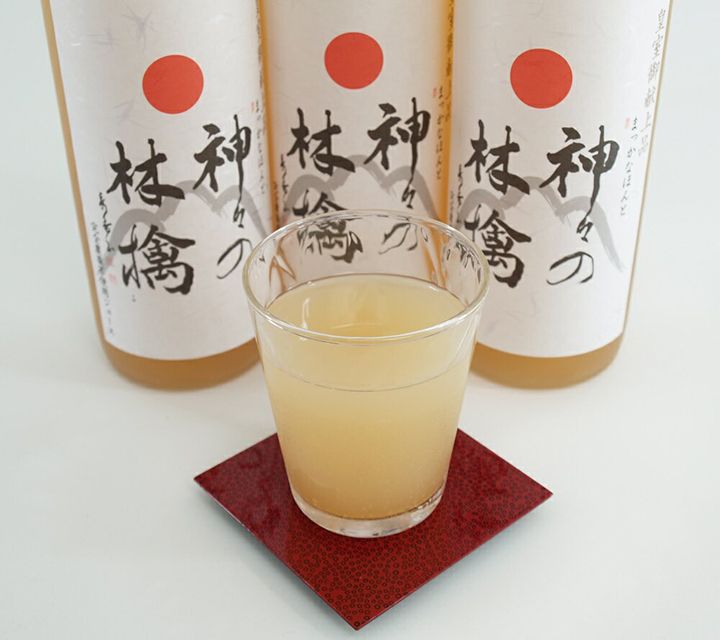 「神々の林檎 青森県産 最高級りんごジュース 津軽特選セット」(まっかなほんと・青森県産)