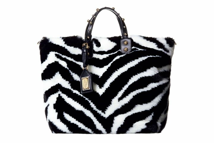 ゼブラ柄トート￥159,000／予定価格［縦26×横25×マチ13㎝／ストラップ付き］（ドルチェ＆ガッバーナ ジャパン）