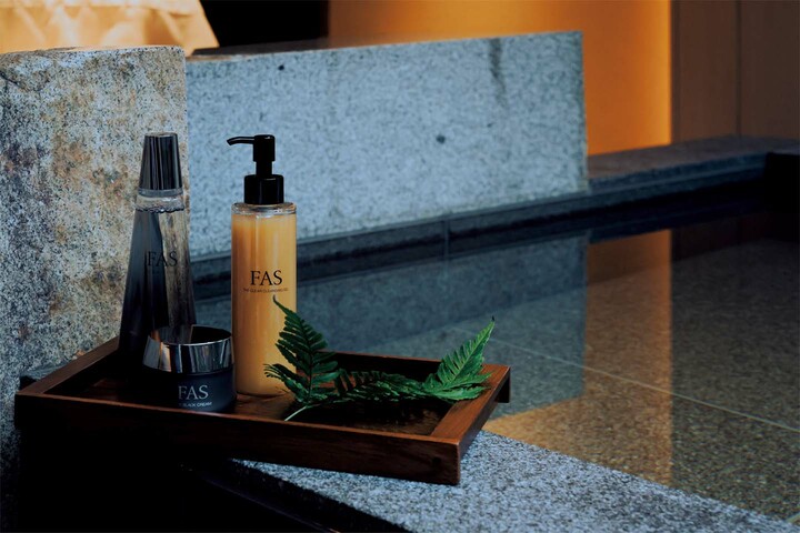 HOTEL THE MITSUI KYOTOの「サーマルスプリング SPA」で使用されるFAS製品