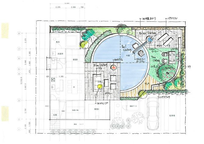 天然温泉&プライベートvilla瑠璃浜イメージ図