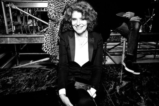 Saint Laurent(サンローラン)2017AWコレクション、Fanny Ardant(ファニー・アルダン)