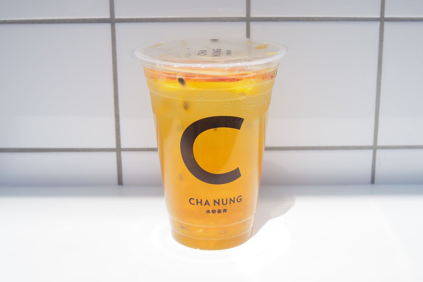 緑茶がベースの「台湾No.1フルーツティー」(Mサイズ)¥500