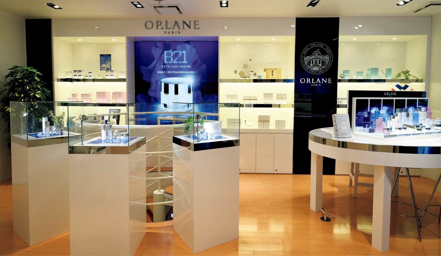 「オルラーヌ ビューティー インスティテュート 銀座」の店内