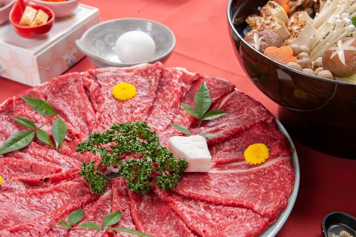 近江牛のすき焼き