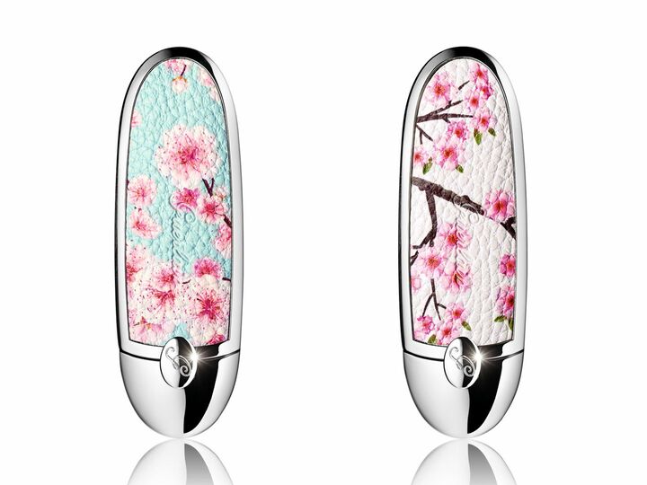 ゲラン ルージュ ジェ ケース 限定2種<左からファンシー ブルーム、シンプリー チェリー> ¥2,700(2020年2月1日数量限定発売)