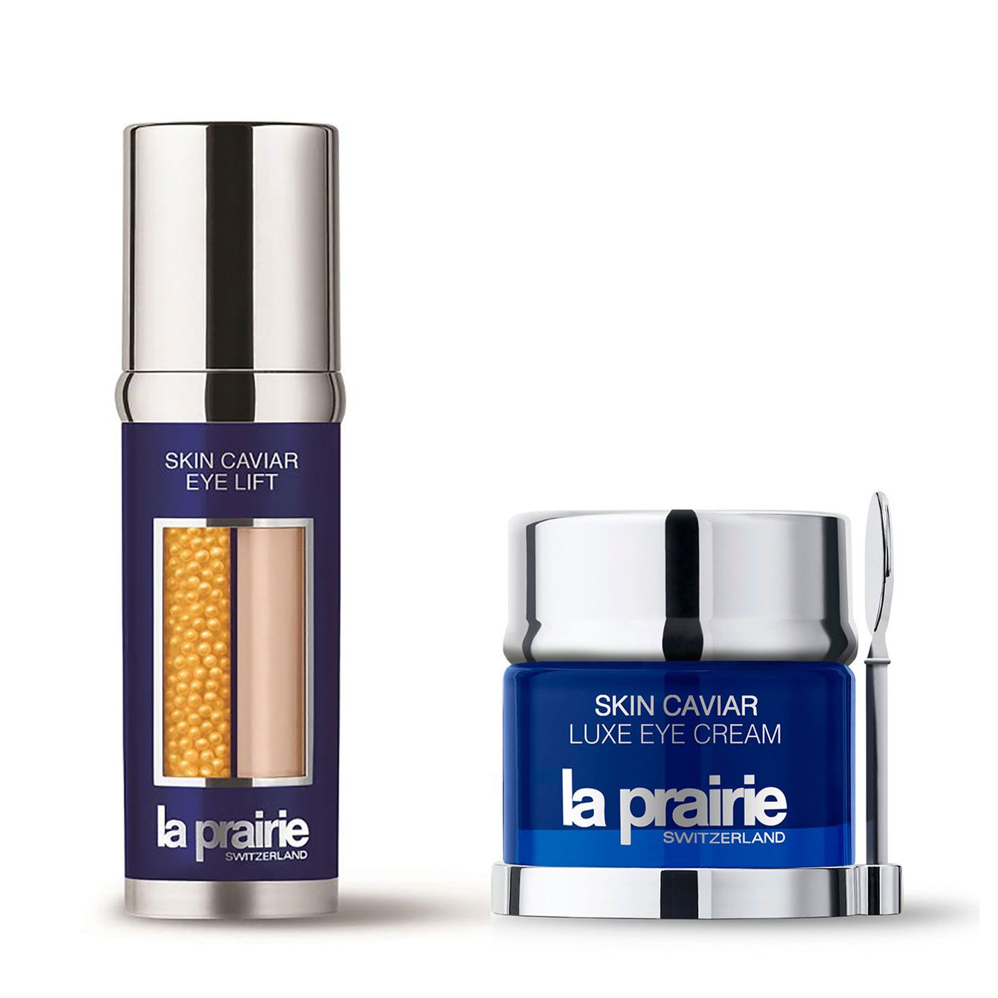 ラ・プレリー 左/SCアイ エッセンス20ml ¥53,000 右/SCラックス アイクリーム20ml ¥41,800