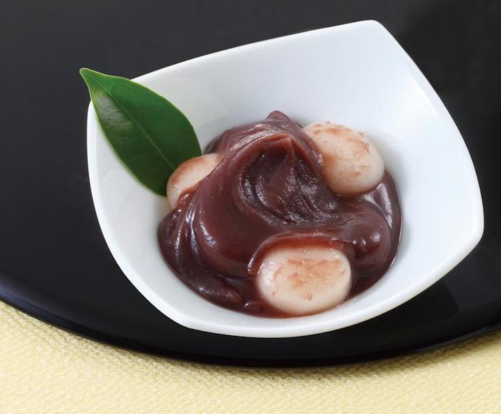 小豆と餅の和菓子