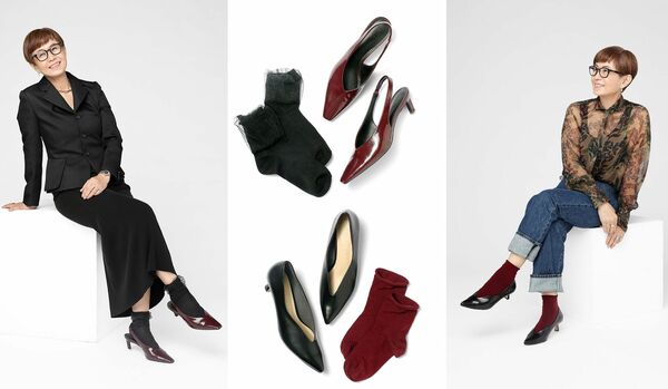 人気スタイリストが足元に遊び心をプラス!ローヒールパンプス×ソックスの最適解とは?【犬走比佐乃さん】