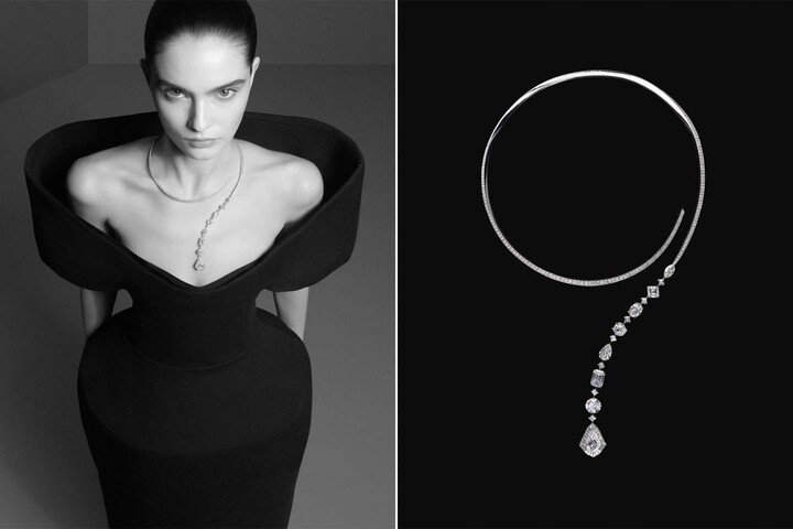 ブシュロンのハイジュエリーコレクション『フレデリック・ブシュロン』のスパークネックレス