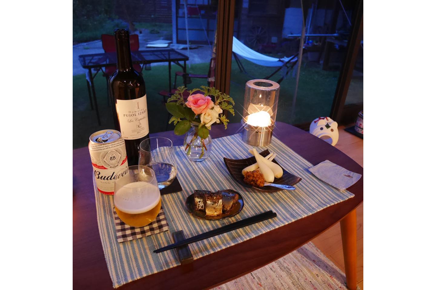 肉体労働の後は、いつものビールが一層美味しく感じます