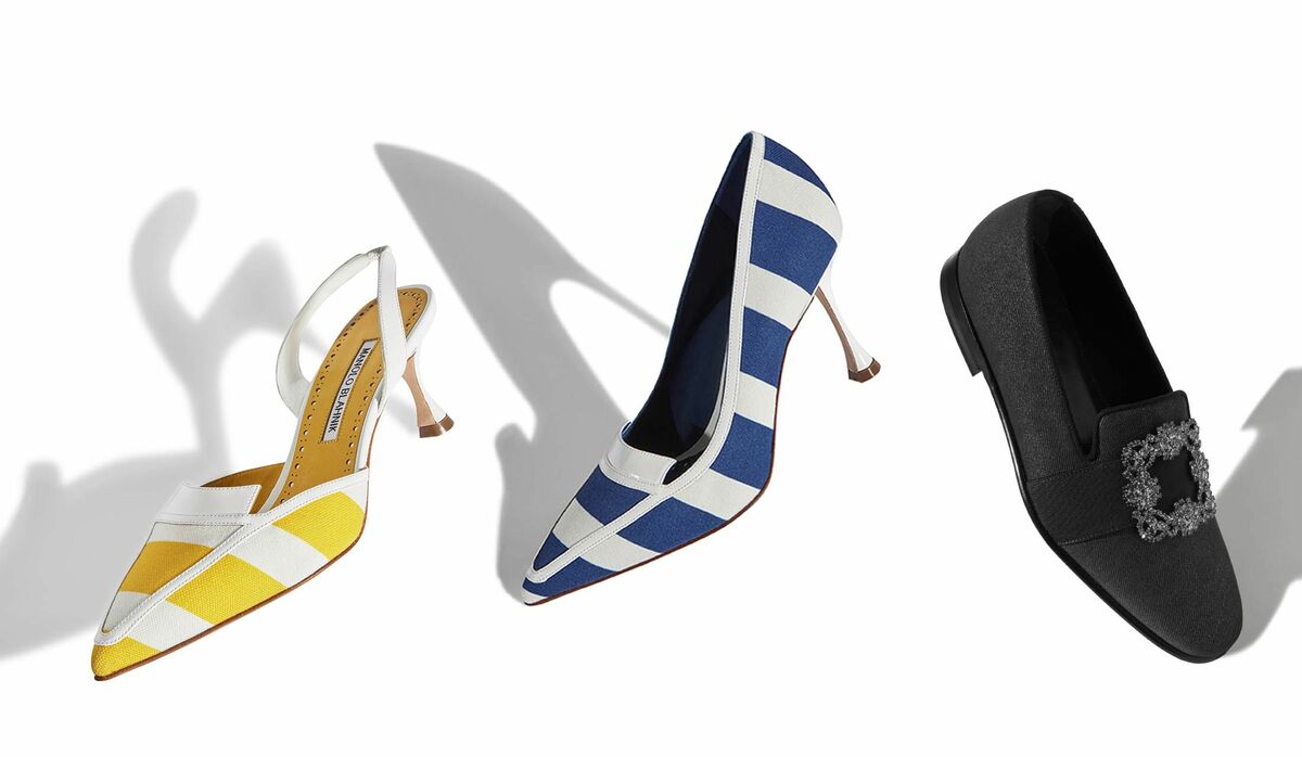 MANOLO BLAHNIK / アンクルストラップサンダル｜ESTNATION