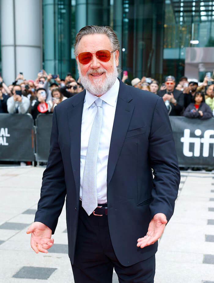 2025年9月7日、主演映画『Nuremberg』プレミア。トロント国際映画祭にて。