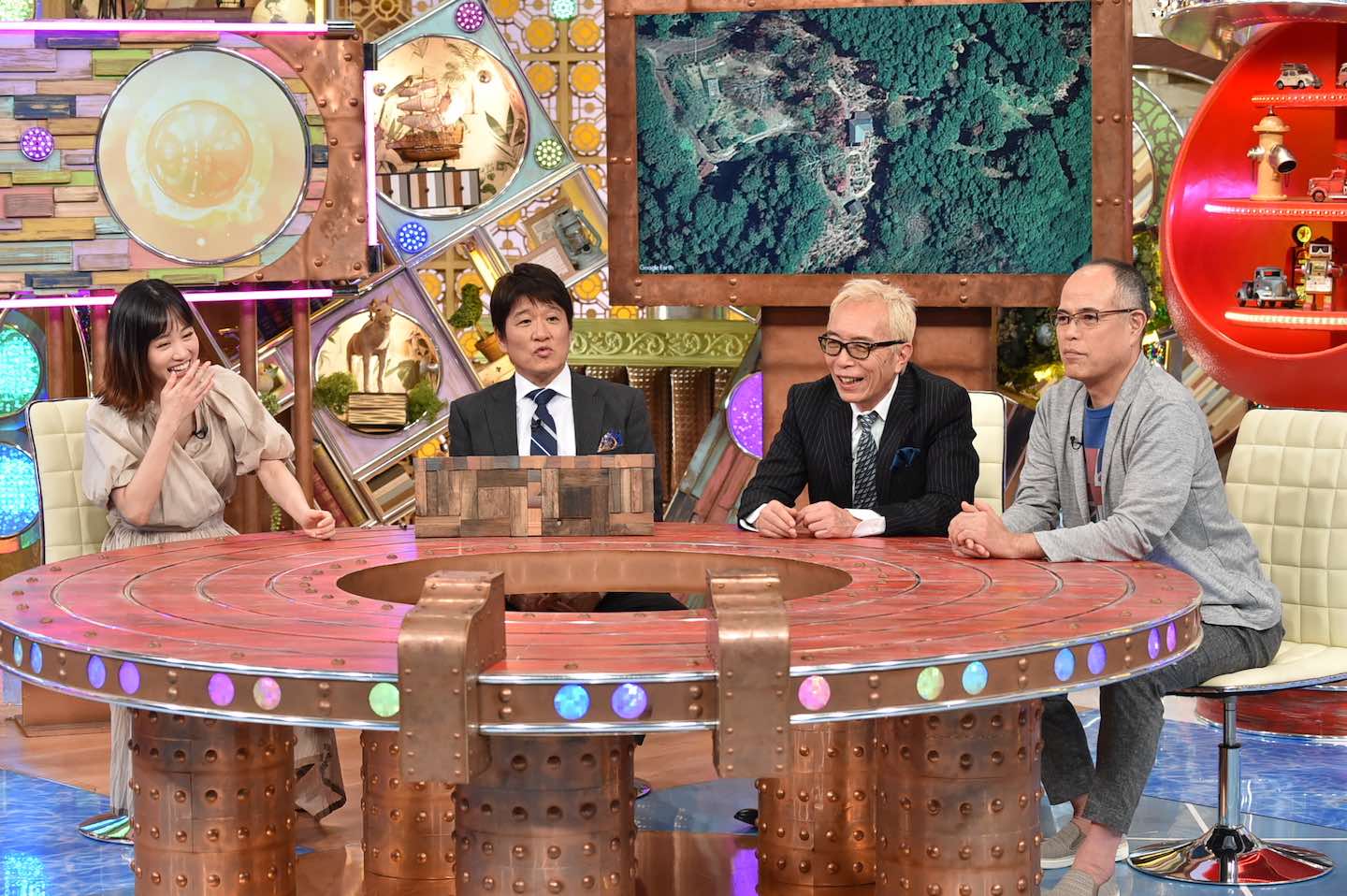 左から:前田敦子さん、林修さん、所ジョージさん、田中要次さん ©ABCテレビ