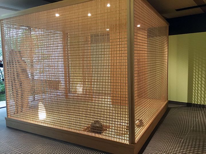 和の文化と調和した「ENSO ANGO FUYA II(麩屋町通 II)」。世界の美術館にもコレクションされている内田 繁氏のオリジナルデザインの茶室。