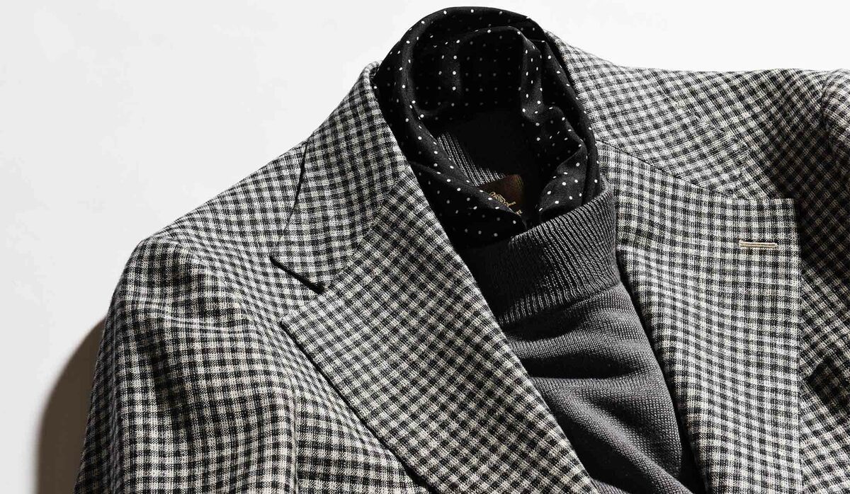 美品 90s■ポールスチュアート■カシミヤ混 ギンガムチェック ダブルジャケット セットアップこそ「ポール・スチュアート」のギンガムチェックを選ぼう