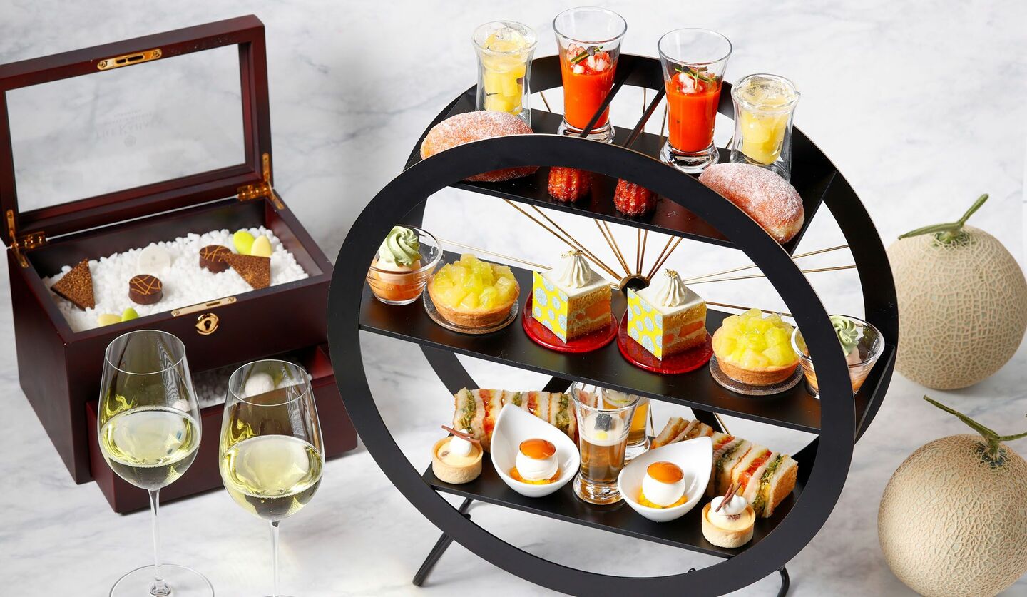 ザ・カハラ・ホテル＆リゾート 横浜の「The KAHALA Afternoon Tea メロン」