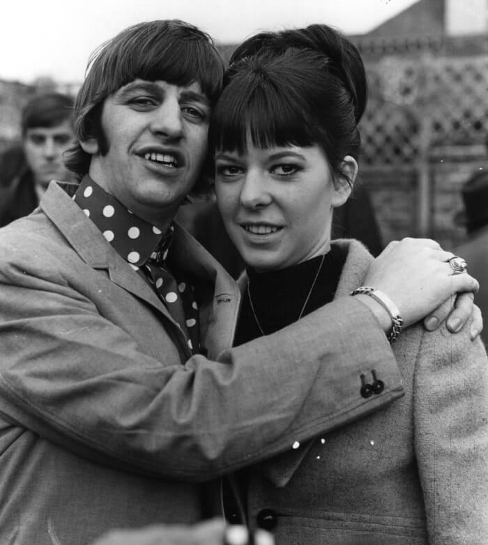 1965年2月 ハネムーンにて。