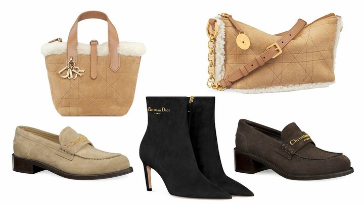 ディオールのバッグ、ローファー、ショートブーツ