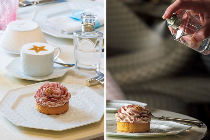 「カフェ ディオール by Anne-Sophie Pic Ginza」にスイーツ