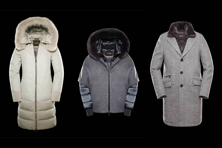 UOMOの中心販売価格帯はダウンジャケット¥180,000~¥250,000、DONNAの中心販売価格帯はダウンジャケット¥150,000~¥500,000