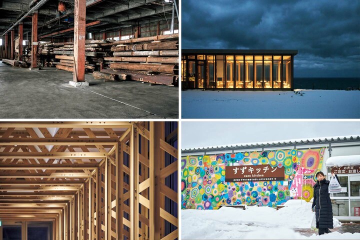 珠洲市見附島を訪れたキャスター・大江麻理子さん