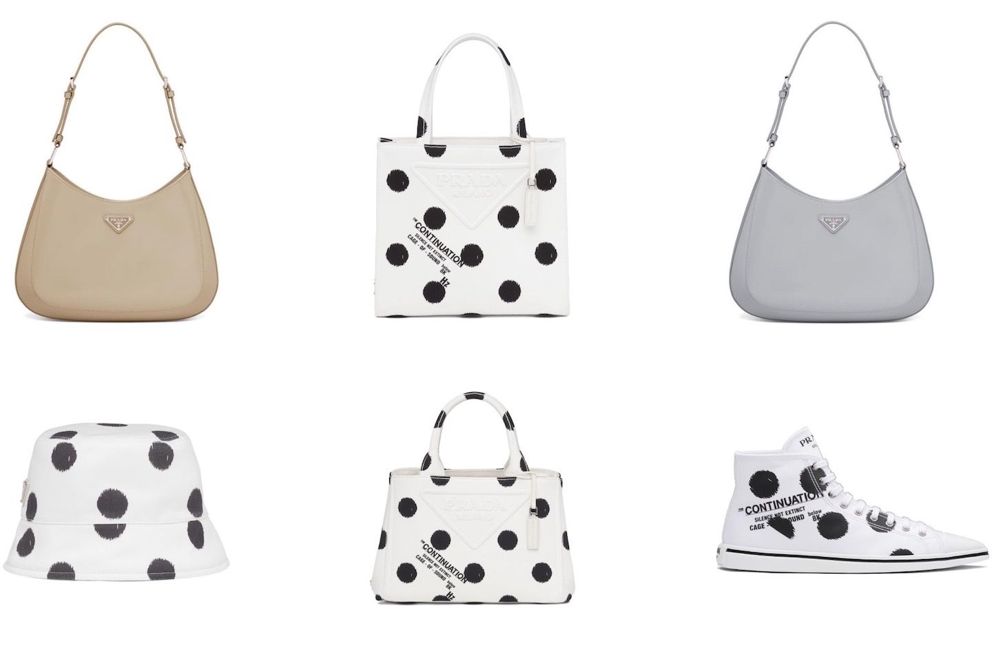 プラダのポップアップストア「Prada Symbols」で展開されるファッションアイテム