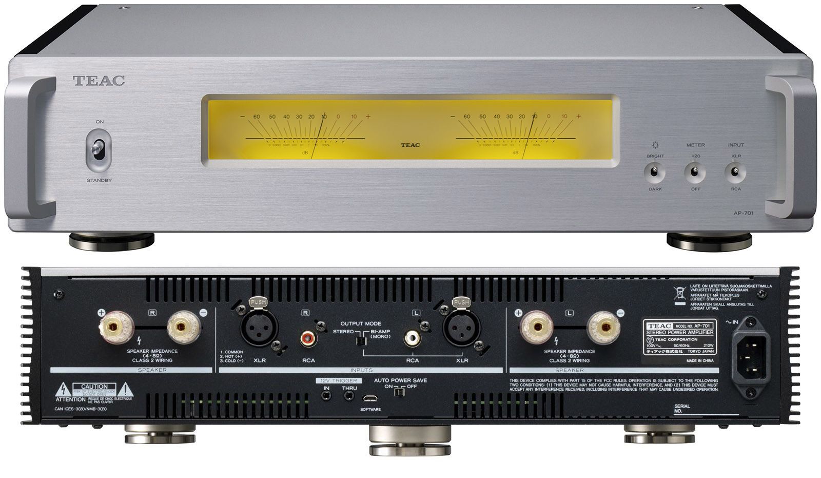 『AP-701』●サイズ:W444×H111.3×D348.2mm (突起部を含む)●質量:9.9kg ¥327,800