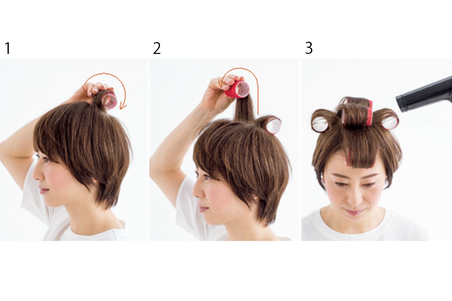 左よりステップ1〜3
