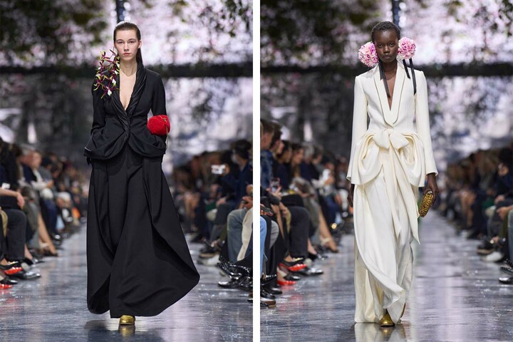 ディオールの「2026年春夏 オートクチュール コレクション」ルック