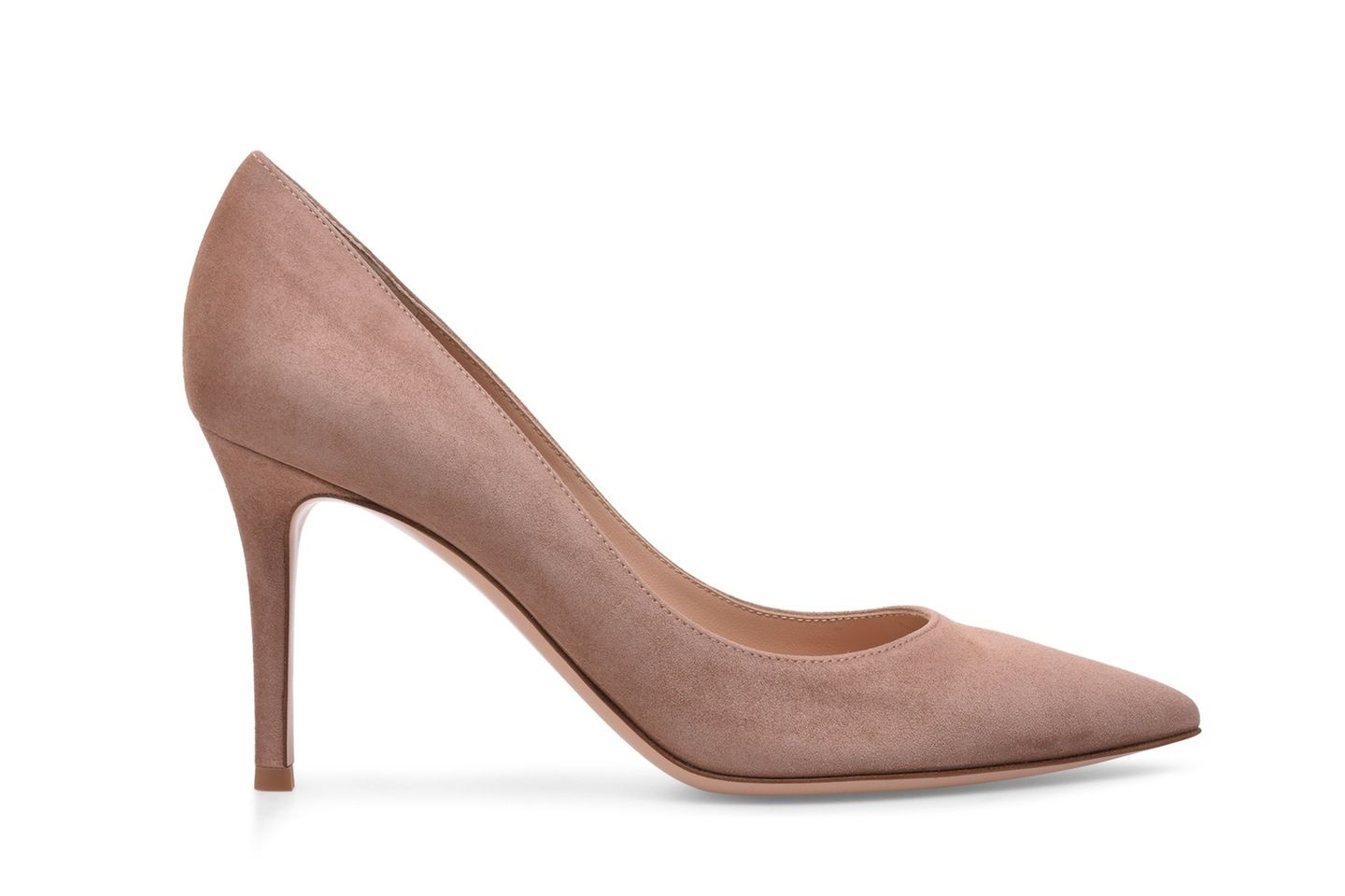 パンプス「Gianvito(ジャンヴィト)」【ヒール8.5㎝、カラー:PRALINE】¥79,000(税抜)