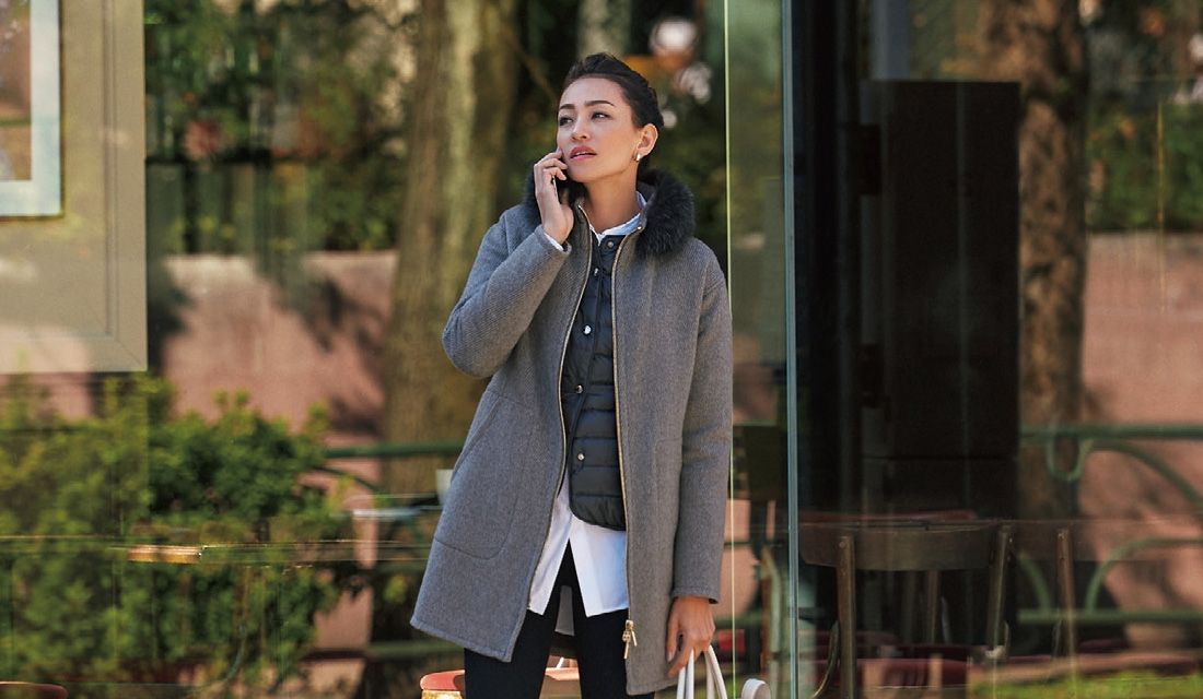 グレーコーデ25選 18 19冬 レディース グレー ライトグレーのコート パンツのコーディネート集 Precious Jp プレシャス