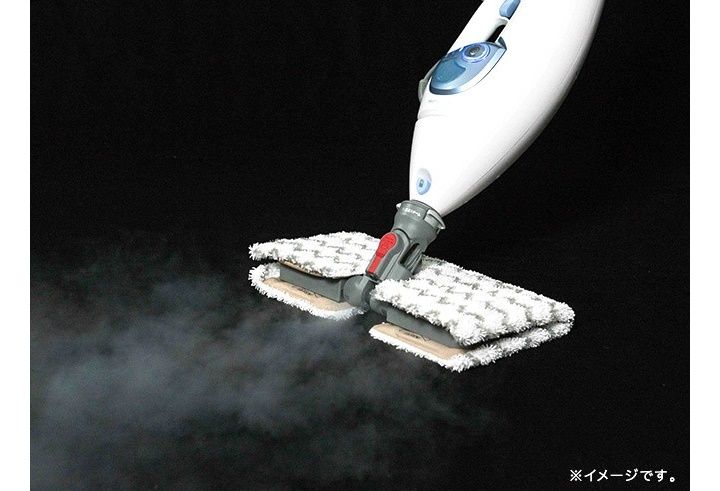 特別なことをしなくてもOK、動きの流れのままエレガントに汚れをやっつけます。