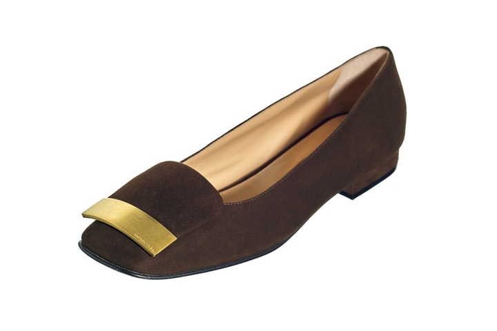 靴『sr1スクエア バレリーナ』［ヒール1.5㎝］￥87,000（セルジオ ロッシ）