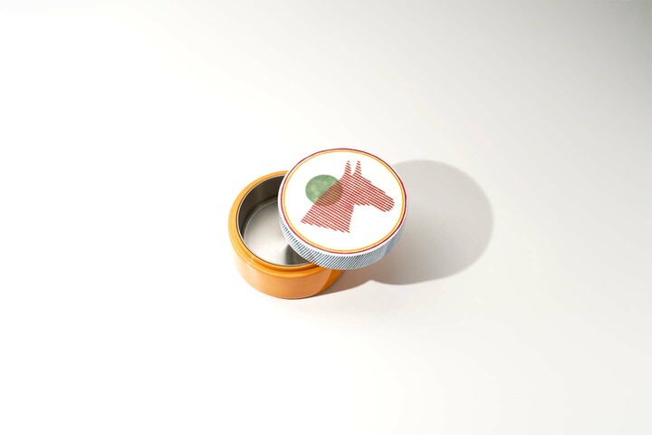 エルメスの密閉ボックス『ソー・エルメス』PM［直径10×高さ6cm］￥132,400（エルメスジャポン）