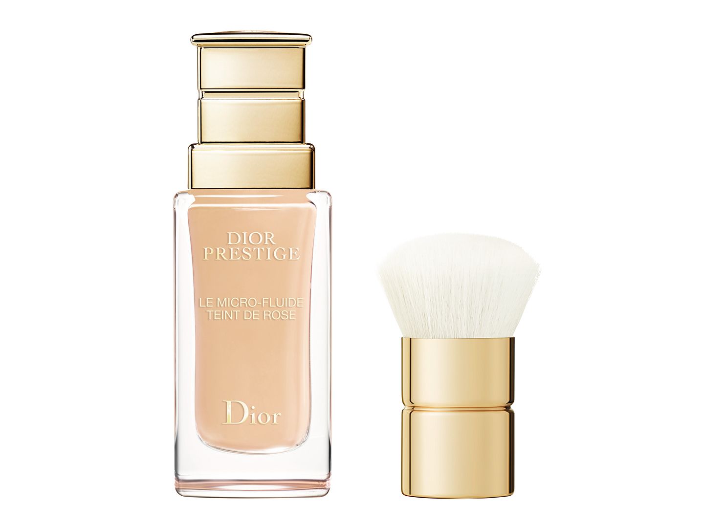 パルファン・クリスチャン・ディオール プレステージ ル フルイド タン ドゥ ローズ 30ml SPF25・PA+++ 全5色 ¥13,000*カブキブラシ付き(2019年9月6日発売)