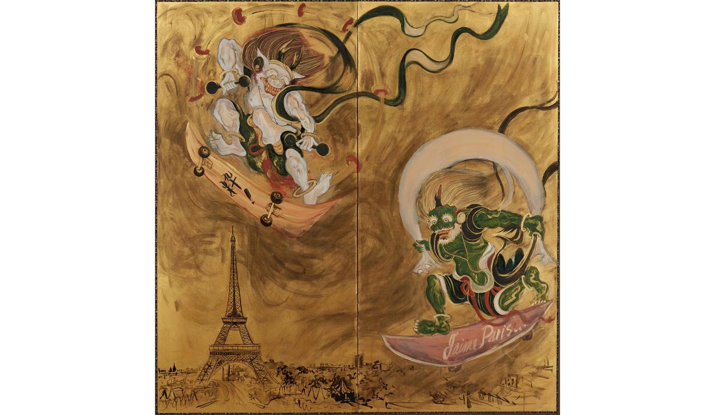 さかもと未明絵画展「L'esprit de Paris ~ パリのエスプリ」展示作品の一例