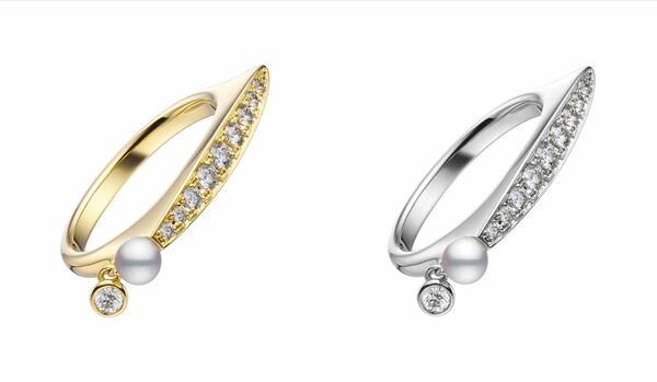 優美に揺れるダイヤモンドに視線集中!ミキモトの大人気ピンキーリングに新作が仲間入り