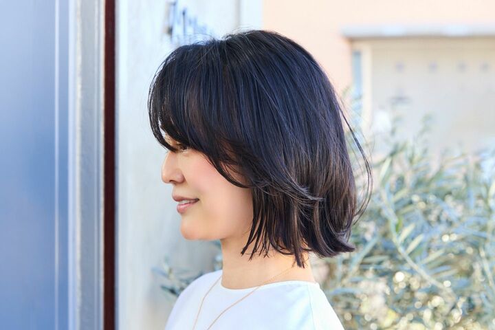 40代　髪型_2,ボブ_2