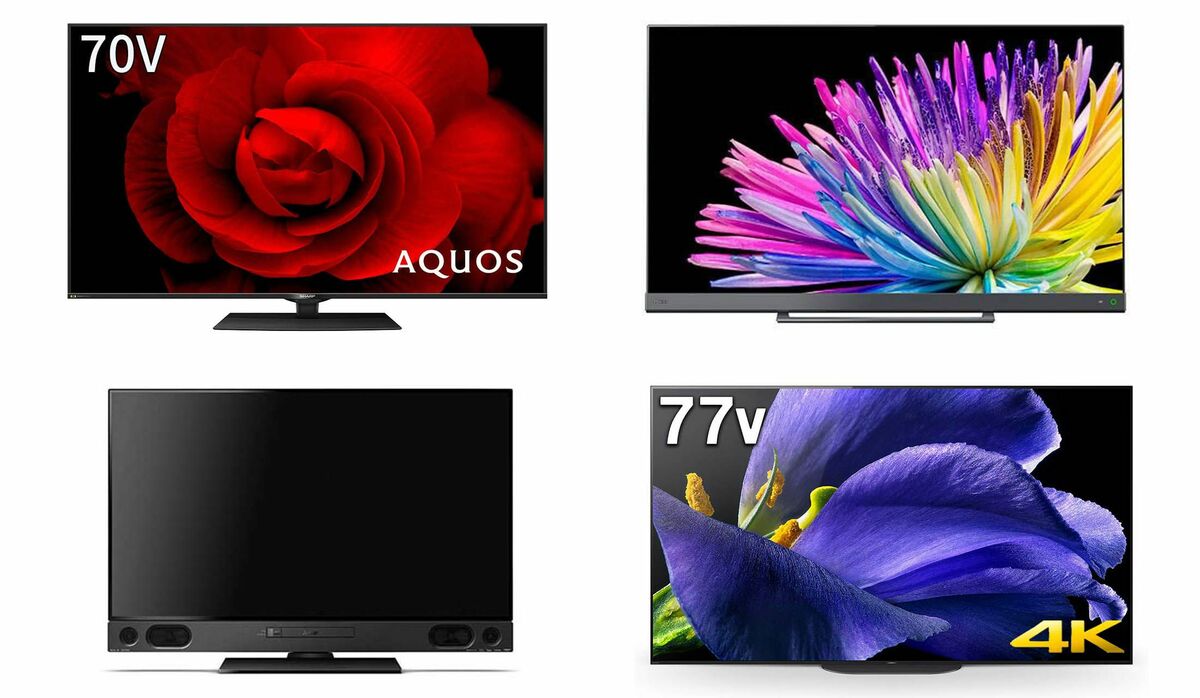 シャープテレビ8T-C70CX1 70V型AQUOS 8K 個人出品
