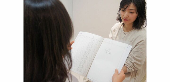 肌状態、生活、体調についてカウンセリング。肌状態に合った施術内容を提案してくれる。