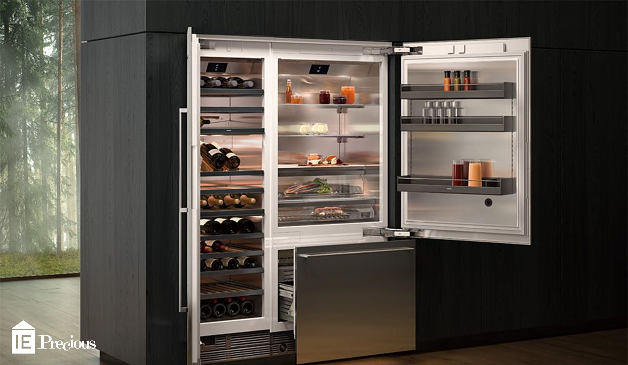 壁と一体化する ビルトイン冷蔵庫 っていくら 普通の冷蔵庫との違いや選び方 国産 海外ブランドのおすすめ Precious Jp プレシャス