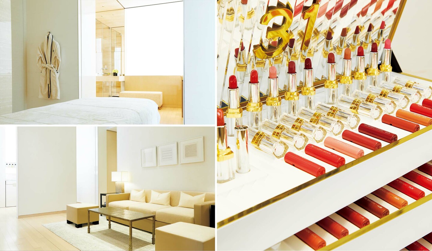 「シャネル ル サロン ボーテ」サロンルームの内観