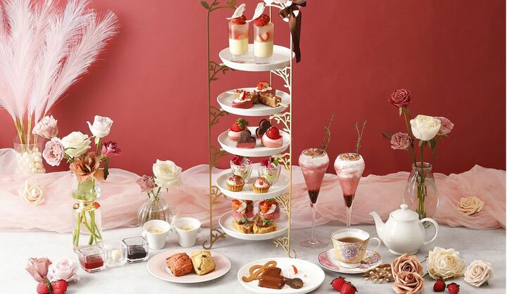 ホテルインターコンチネンタル 東京ベイの「ストロベリー＆ショコラアフタヌーンティー」