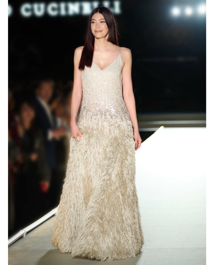 ブルネロ・クチネリ来⽇記念ショーに出場した森星さん