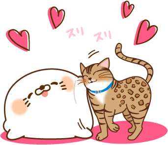 キャラクターの表情に癒されます。