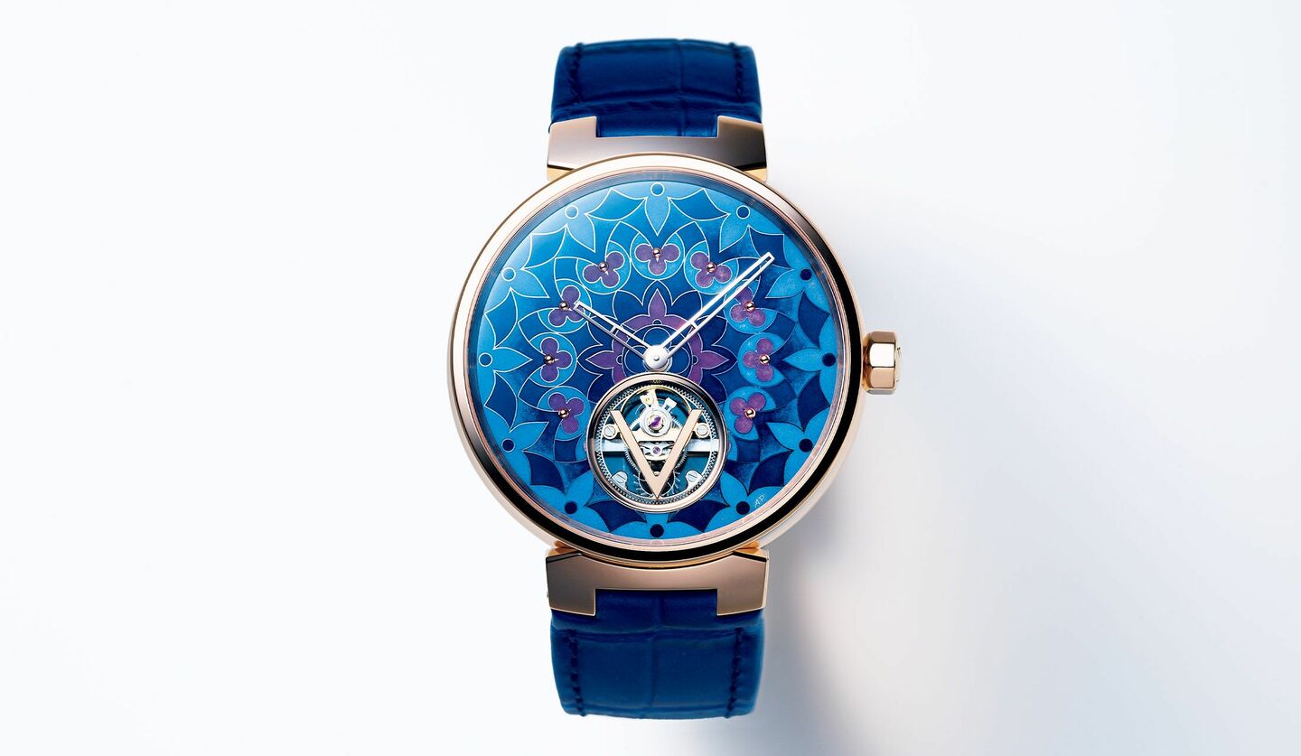 ルイ・ヴィトンの時計「タンブール ムーン フライング トゥールビヨン カレイドスコープ」