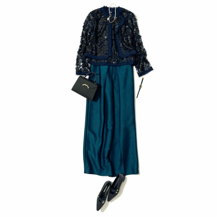 三好彩さんスタイリングによるドレスアップスタイル